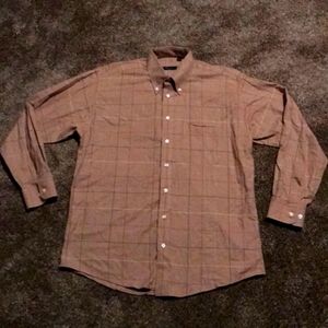 Vintage Burberry plaid Oxford button up